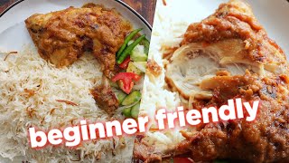 Mouthwatering Chicken Roast amp Sada Pulao Recipe [upl. by Feil478]