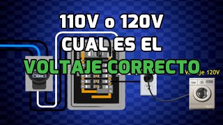 Voltaje 110V o 120V ¿Cual es el voltaje correcto  Bien explicado [upl. by Neehcas913]