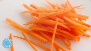 How to Julienne Carrots with Martha Stewart [upl. by Ennayhc]