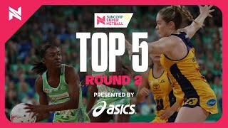 Top 5 Plays of Round 2  Suncorp Super Netball 2024 [upl. by Robb]