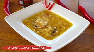 Pekińska Zupa OstroKwaśna  SpicySour Soup Recipe  Azjatycka Zupa z Woka  Hot  SushiSklep [upl. by Gant]