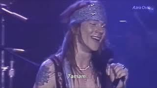 Guns N Roses  Knockin On Heavens Door 1988 Türkçe Çeviri [upl. by Lourdes]