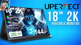 UPERFECT K118 Portable Monitor Review  2024 BestTop Gaming monitor [upl. by Sands852]