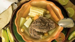 Caldo de res  Receta Fácil [upl. by Nylodnewg951]