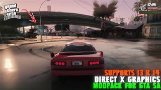 How To Install Direct X Graphics Modpack In GTA SA on Android 13 amp 14 Devicesquot ⚡ [upl. by Ellerey]