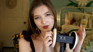 ASMR Gentle Oil Ear Massage amp Breathing No Talking [upl. by Adnirem]