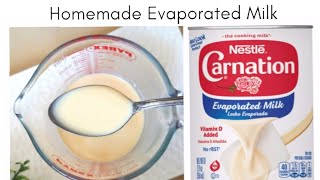 HOW TO MAKE EVAPORATED MILK [upl. by Noni]