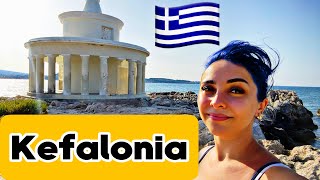 VLOG  Kefalonia in July 2023  Road trip to Captain Corellis Mandolin beach  Budget friendly tips [upl. by Aydne150]