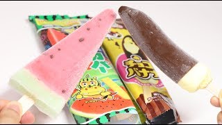 Watermelon Popsicle vs Chocolate Banana Popsicle [upl. by Feld]