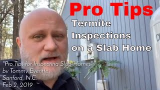 Pro tips for termite inspections on slab homes [upl. by Estren177]