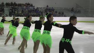 Aviator Ice Dazzlers Basic 3 Synchro Team [upl. by Htrahddis]