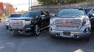 2019 Sierra Denali amp 2018 Sierra Denali  Quick Compare [upl. by Swan]