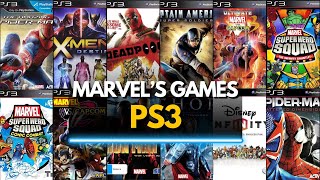 TOP 25 Marvels Games for PlayStation 3 You Need to Play [upl. by Aufa]