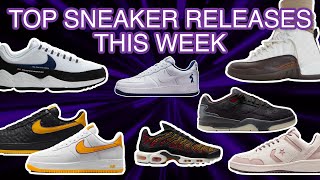 2024 Top Sneaker Releases This Week Lil Yachty Kobe Bryant Air Force 1 Spiridon x Fragment [upl. by Menedez564]