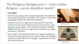 L22 The religious background the development of Brahmanism [upl. by Anirrehs576]