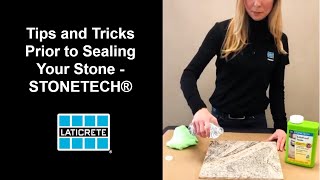 Tips and Tricks Prior to Sealing Your Stone  STONETECH® [upl. by Gerek]