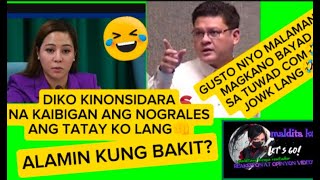 CONG POLONG DUTERTE DIKO KINONSIDERA NA KAIBIGAN ANG NOGRALES tatay ko langBUDGET NG HUWAD COM😱 [upl. by Llehctim]