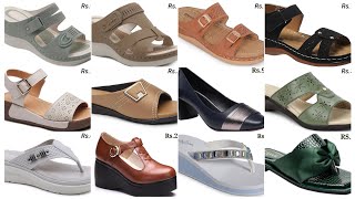 BATA COMFIT EXTRA SOFT COMFORT FOOTWEAR FOR LADIES SANDAL SHOES SLIPPER HIGH HEELS WEDGES CHAPPAL [upl. by Nner]