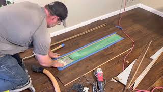 How to replace a damaged laminate board that’s in the middle of the floor [upl. by Adaiha]