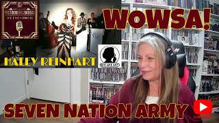 Postmodern Jukebox amp Haley Reinhart Reaction  Seven Nation Army postmodernjukebox haleyreinhart [upl. by Lenna]