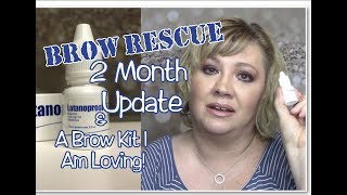 ✅BROW RESCUE2 Month UpdateGrow Eyebrows Fast wLatisseCareprostLatanoprostOver 40 Beauty [upl. by Chema711]