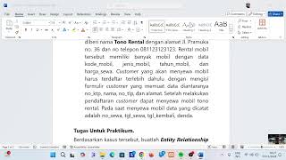 membuat Entity Relationship Diagram sederhana [upl. by Yelnet]