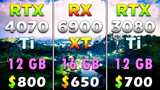 RTX 4070 Ti vs RX 6900 XT vs RTX 3080 Ti  PC Gameplay Tested [upl. by Muryh93]