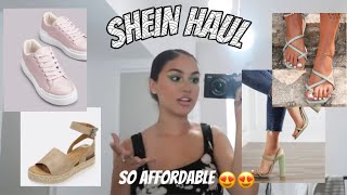 SHEIN SHOE HAUL 😍 [upl. by Adnolahs]