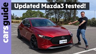 Mazda 3 2024 review Evolve SP G25 hatch  Testing the updated Toyota Corolla and Kia Cerato rival [upl. by Hasheem]