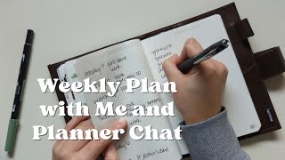 weekly plan with me  planner chat  b6 Stalogy  minimal planner  minimalist  Nicole Makes Plans [upl. by Philana]