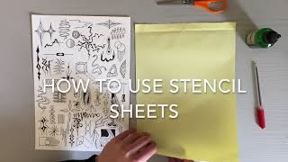 How To Use Stencil Transfer Paper Sheets  Handpoketattoonl [upl. by Bonnibelle]