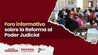 Lenia Batres  Foro informativo sobre la Reforma al Poder Judicial [upl. by Bogusz]