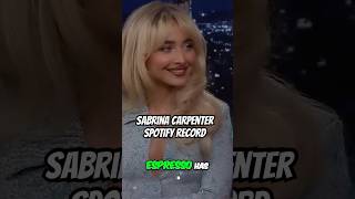 Sabrina Carpenters Espresso BREAKS spotify records [upl. by Amalbergas]