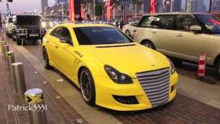 ASMA CLS55 AMG Mercedes Benz in bright yellow [upl. by Dibbell]