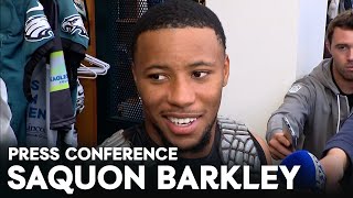 Eagles Press Conference Saquon Barkley Nakobe Dean and More  September 12 2024 [upl. by Eilraep239]