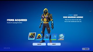 I made Combos for the NEW Void Warrior Absenz Skin Fortnite CLEAN [upl. by Alexandria]