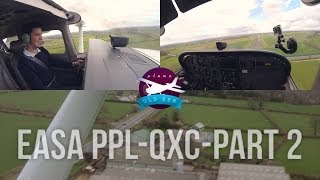 EASA PPL QXC  Part 2  RAF Woodvale To Carlisle  ATC Audio [upl. by Rhona966]