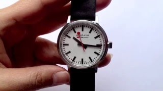 Mondaine Watch manual stop2go [upl. by Ysset]