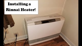 Installing a Rinnai Propane heater oldguysmatter oldguynetwork [upl. by Ob]