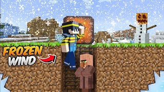 We Created Bunker To Survive EXTREME COLD WEATHER in Minecraft 🥶 [upl. by Kahl]