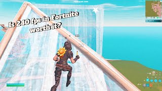 Is 240 FPS In Fortnite Really Worth It [upl. by Riek168]