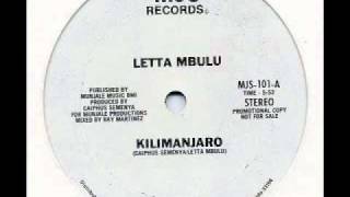 LETTA MBULU  Kilimanjaro 1981 12quot [upl. by Aelam]