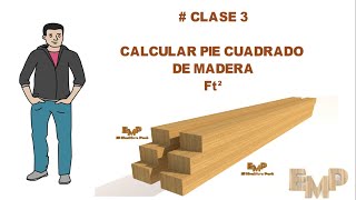 Aprende a calcular pie tablar de madera en 2 minutos [upl. by Parthena868]