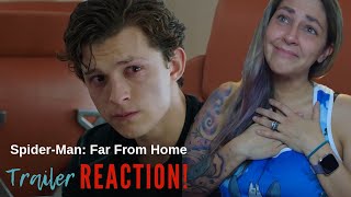 SPIDERMAN FAR FROM HOME Official Trailer Reaction and Review [upl. by Pejsach]