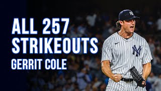 ALL of Gerrit Cole’s 257 Strikeouts in 2022 [upl. by Hillard]