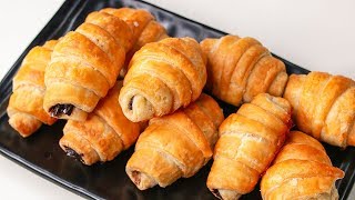 Croissants Recipe  Chocolate Croissants  Eggless amp Without Oven  Yummy [upl. by Symons]