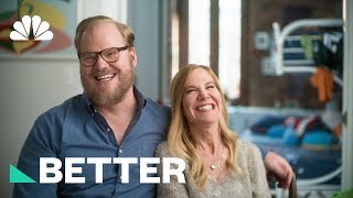 How Jeanine And Jim Gaffigan Battled Cancer With Comedy  Better  NBC News [upl. by Shandy232]