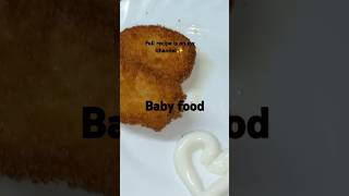 Baby food recipe from 8 months  nuggets for babies youtubeshorts youtubecreator babyfood [upl. by Ibur863]