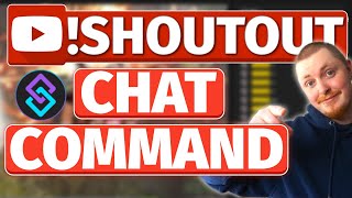 Shoutout Command for YouTube Live  Streamerbot Tutorial [upl. by Eleanore126]