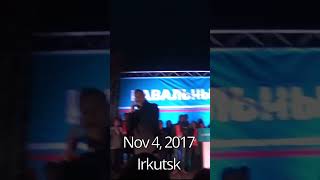 November 4 2017 Irkutsk Alexei Navalnys rally [upl. by Asor]